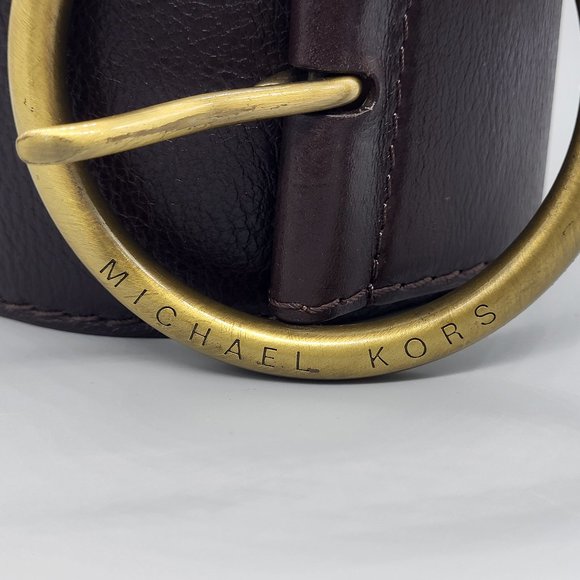 Michael Kors Wide Leather Belt main image 4